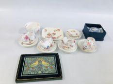 A COPELAND SPODE 33 PIECE TEA SET,