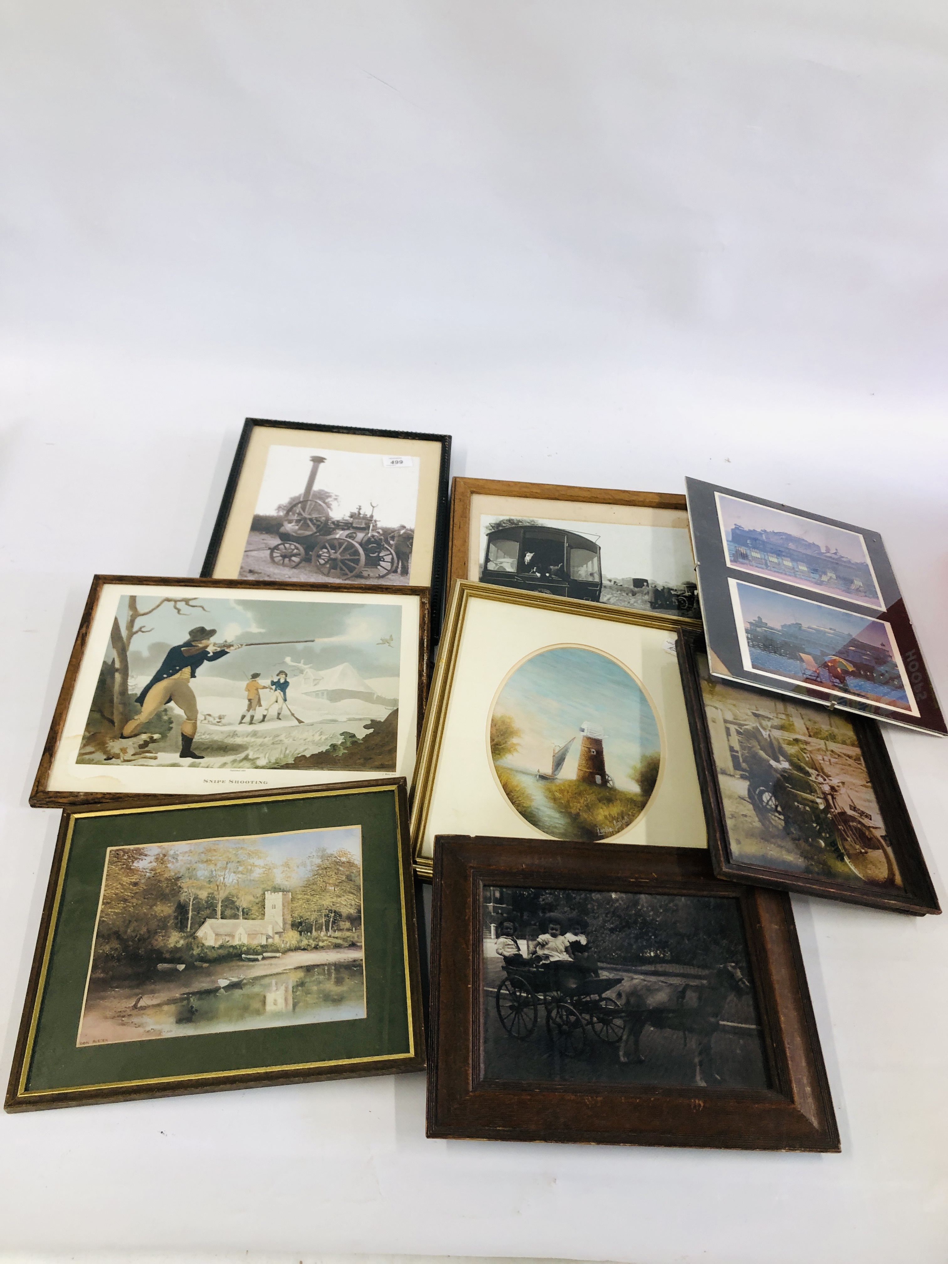 EIGHT FRAMED PICTURES,