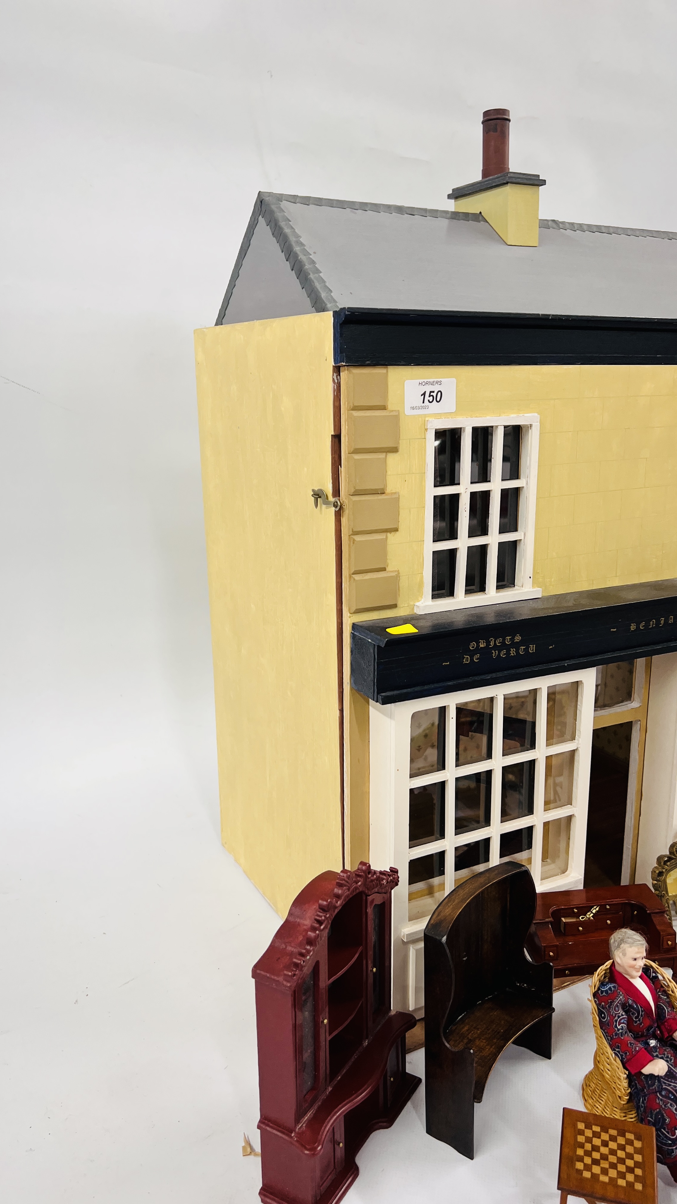 A LARGE DOLLS HOUSE SHOP "BENJAMIN BLONDE", W 58CM, D 31CM, - Image 5 of 19