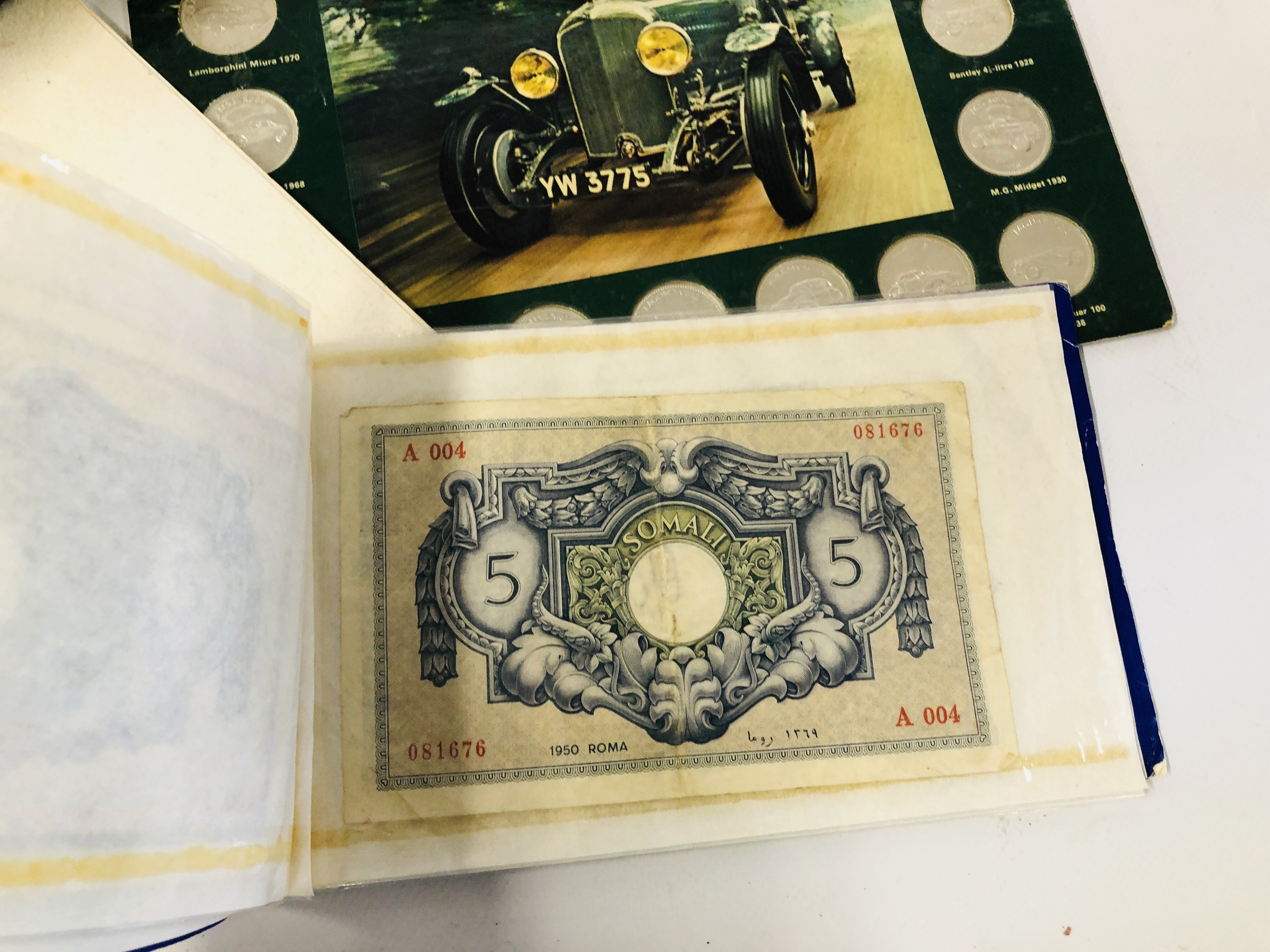 A COLLECTION OF BANK NOTES, COINS, - Image 2 of 6