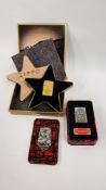 A BOXED LIMITED EDITION HOLLYWOOD 2001 COLLECTIVE ZIPPO LIGHTER ALONG WITH A BOXED 1997 LIMITED