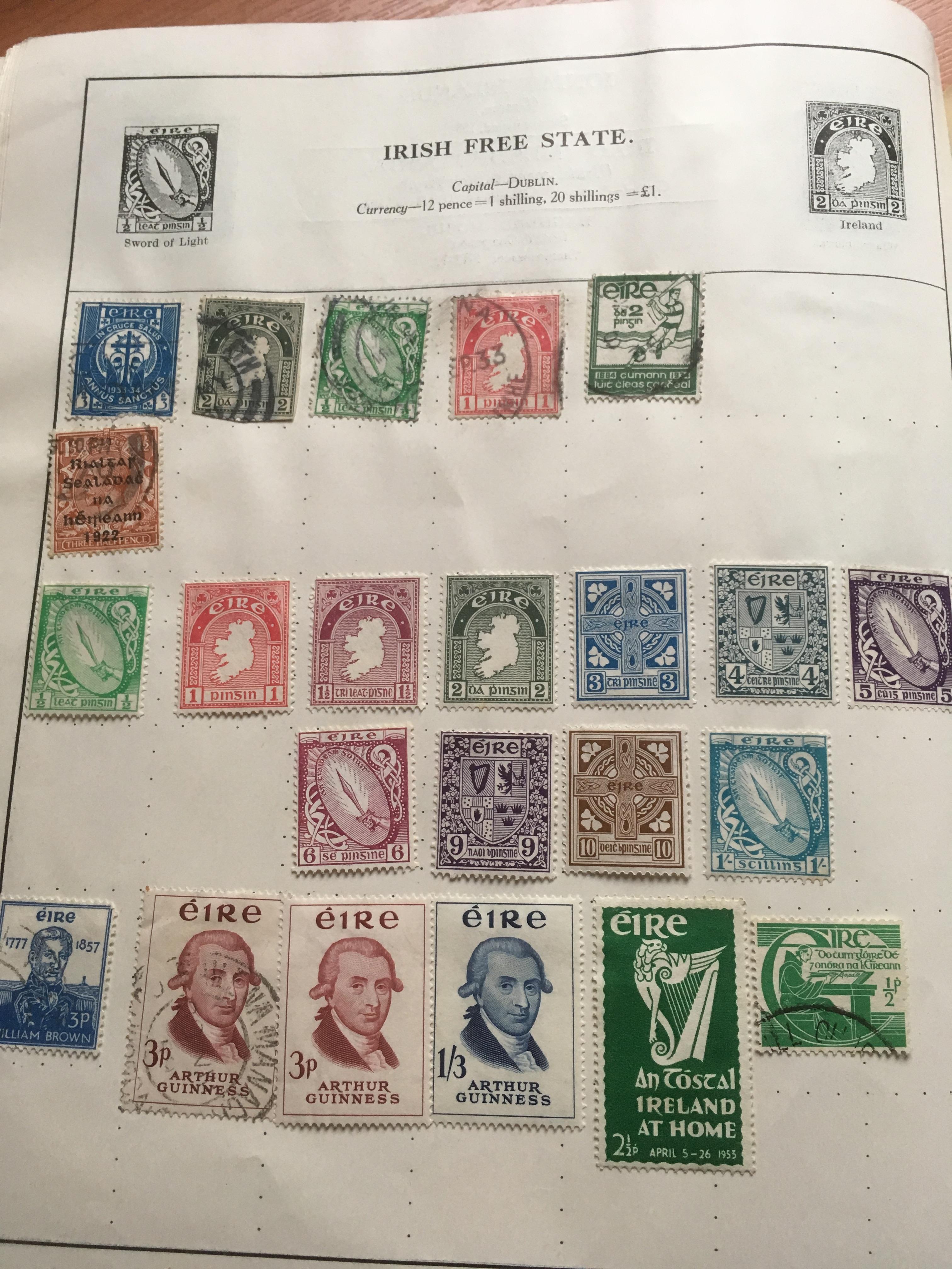 SMALL BOX STAMP COLLECTIONS IN FOUR ALBUMS AND LOOSE, GB DECIMAL MINT TO 1982, ICELAND, IRELAND, - Image 3 of 6