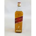 1 X LITRE BOTTLE OF JOHNNIE WALKER RED LABEL SCOTCH WHISKY