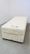 RELYON SINGLE DIVAN BED WITH CHARTWELL HAND MADE POCKET SPRUNG MATTRESS.