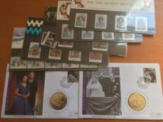 SG STRAND ALBUM WITH STAMP COLLECTION, GB, FRANCE, HONG KONG, JAPAN REVENUES, NEW ZEALAND,