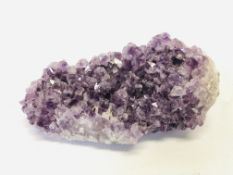 AN AMETHYST CRYSTAL SAMPLE