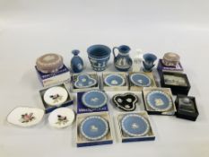 A COLLECTION OF ASSORTED WEDGEWOOD TO INCLUDE JASPER WARE,