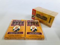 FIVE SEALED PACKS OF CASTELLA PANATELLAS CIGARS (EACH PACK CONTAINING FIVE CIGARS) ALONG WITH TWO