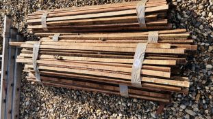 4 X BUNDLES 1 METRE LENGTH TREATED SPLINES.