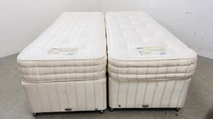 A REYLON LUXURY POCKET OPTIONS 1000 KING SIZE BED WITH DRAWER BASE.