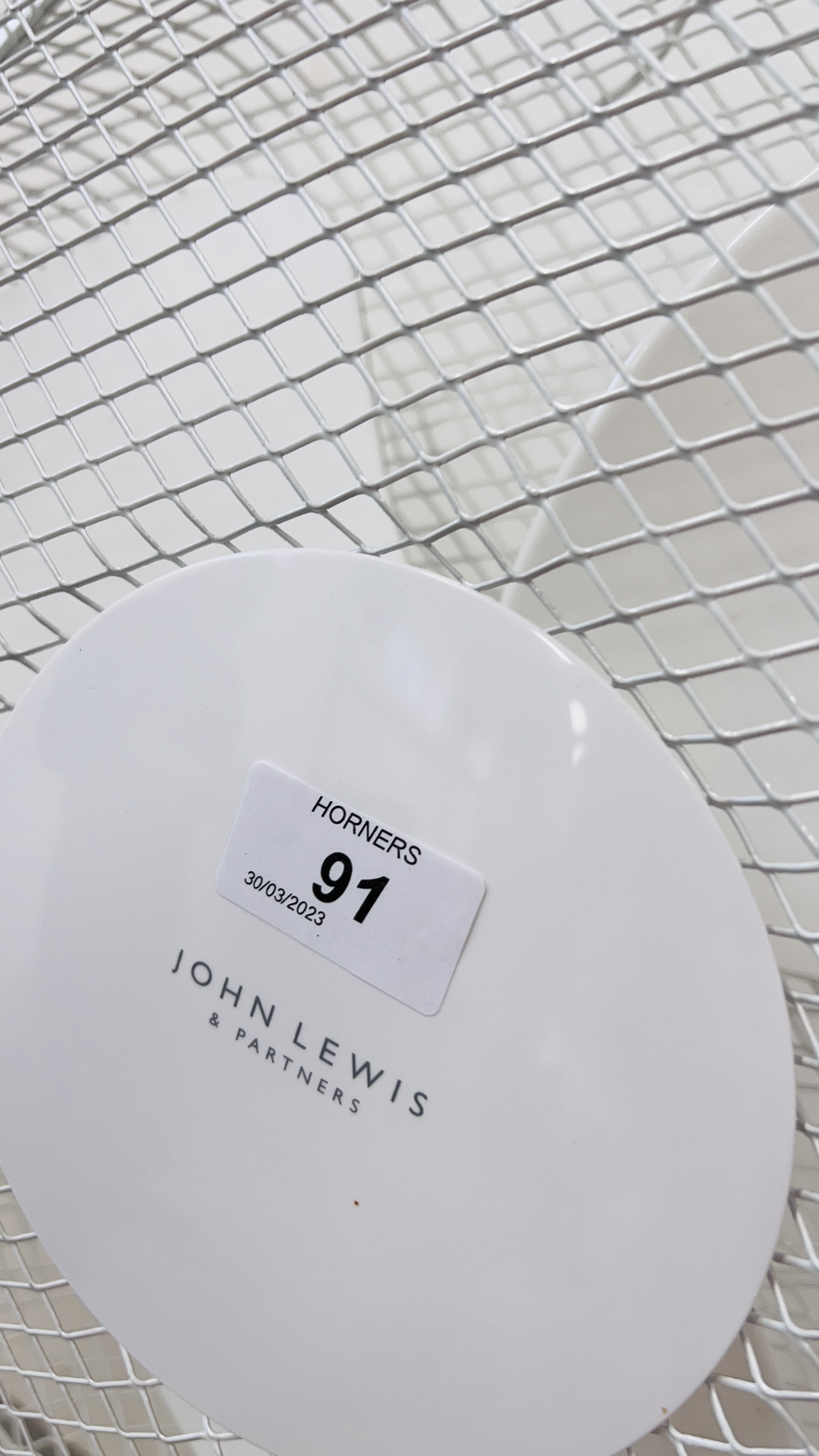 2 X JOHN LEWIS MULTI SPEED OSCILLATING STANDARD FANS - SOLD AS SEEN. - Image 3 of 5