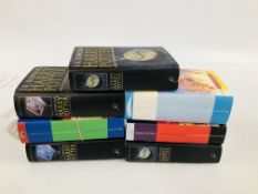A COLLECTION OF 7 FIRST EDITION HARRY POTTER BOOKS TO INCLUDE HARRY POTTER AND THE HALF-BLOOD