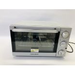 MORPHY RICHARDS ROTISSERIE MINI OVEN 23 LITRE CAPACITY WITH ORIGINAL BOX - SOLD AS SEEN.