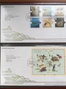 GB FIRST DAY COVER COLLECTION TO ABOUT 2009 IN FOUR ALBUMS
