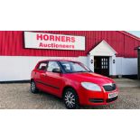 SKODA FABIA 1 HTP 60, 1198CC PETROL, 5 DOOR HATCH BACK, RED, VRM - ND59 UNY,