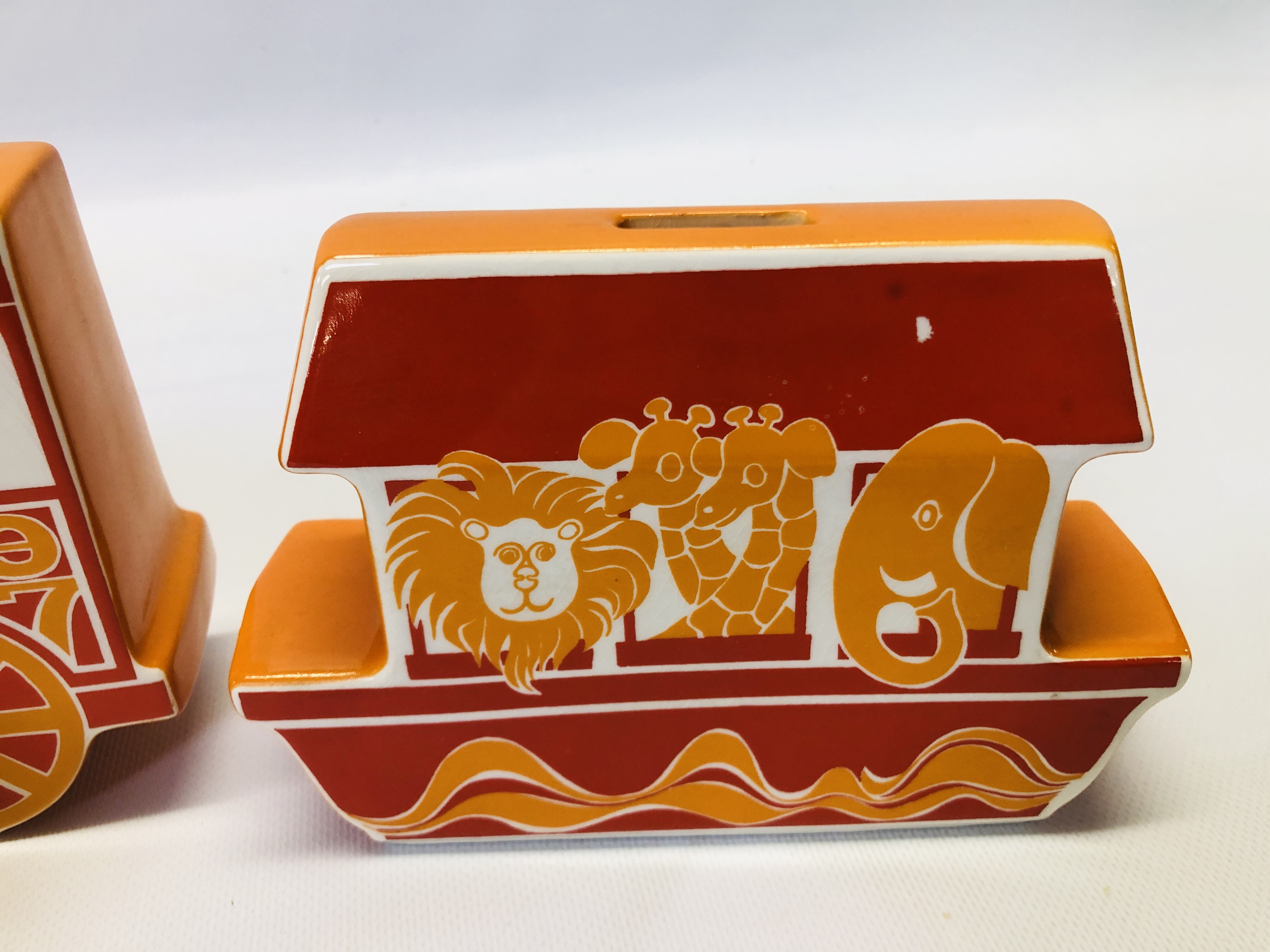 A GROUP OF 4 MID CENTURY CARLTON WARE CERAMIC MONEY BOXES. - Image 4 of 7