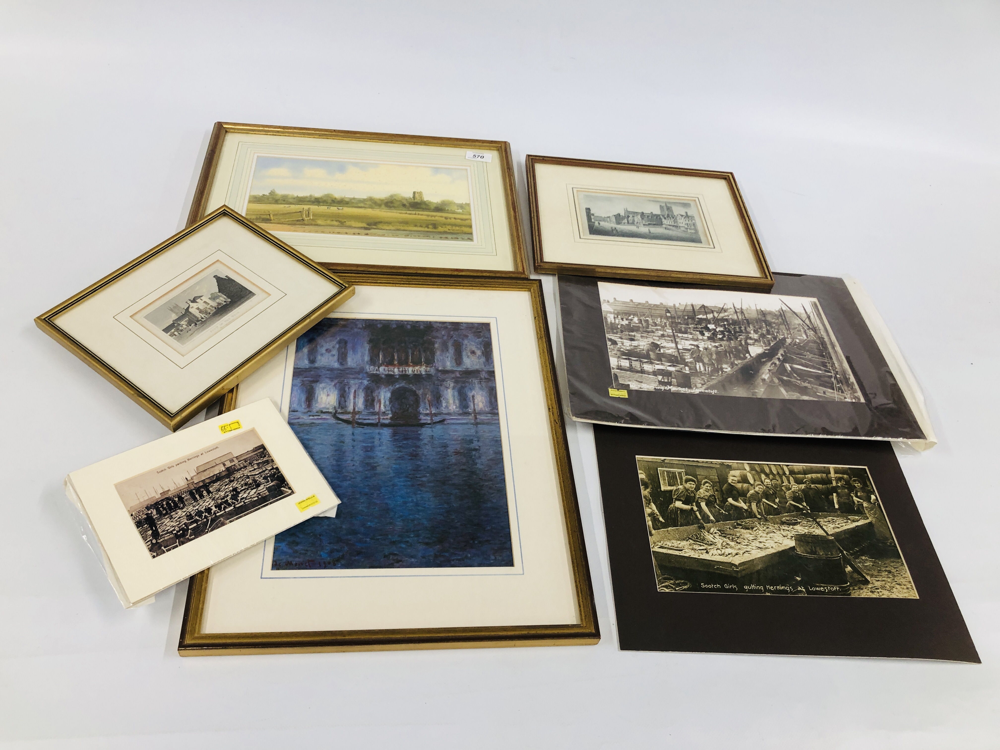 A COLLECTION OF SEVEN VARIOUS PRINTS,