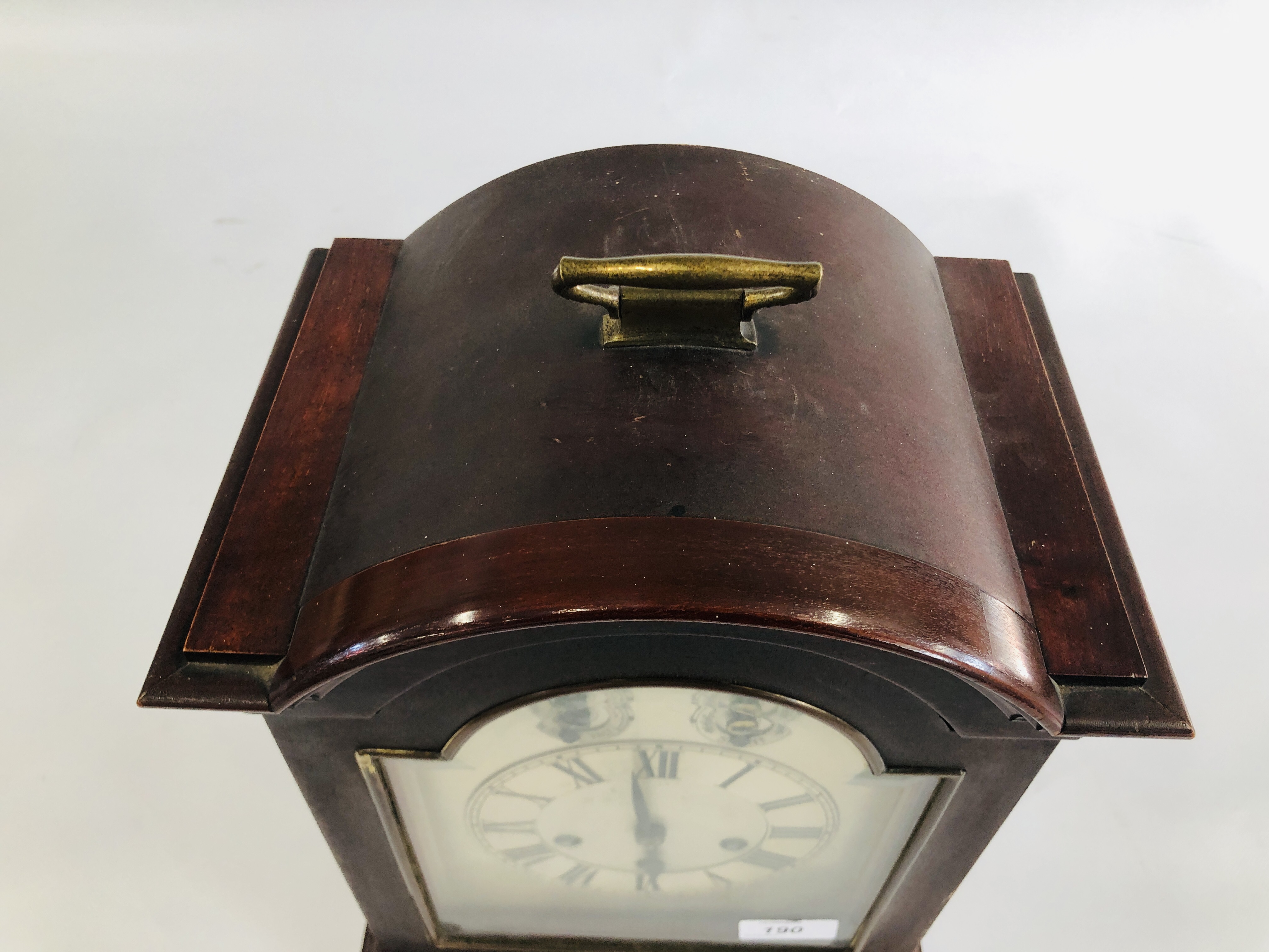 AN ANTIQUE WESTMINSTER CHIMING BRACKET CLOCK, - Image 2 of 9