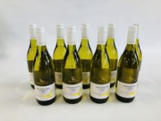 9 X BOTTLES WOLFBLASS EAGLEHAWK CHARDONNAY WHITE WINE.