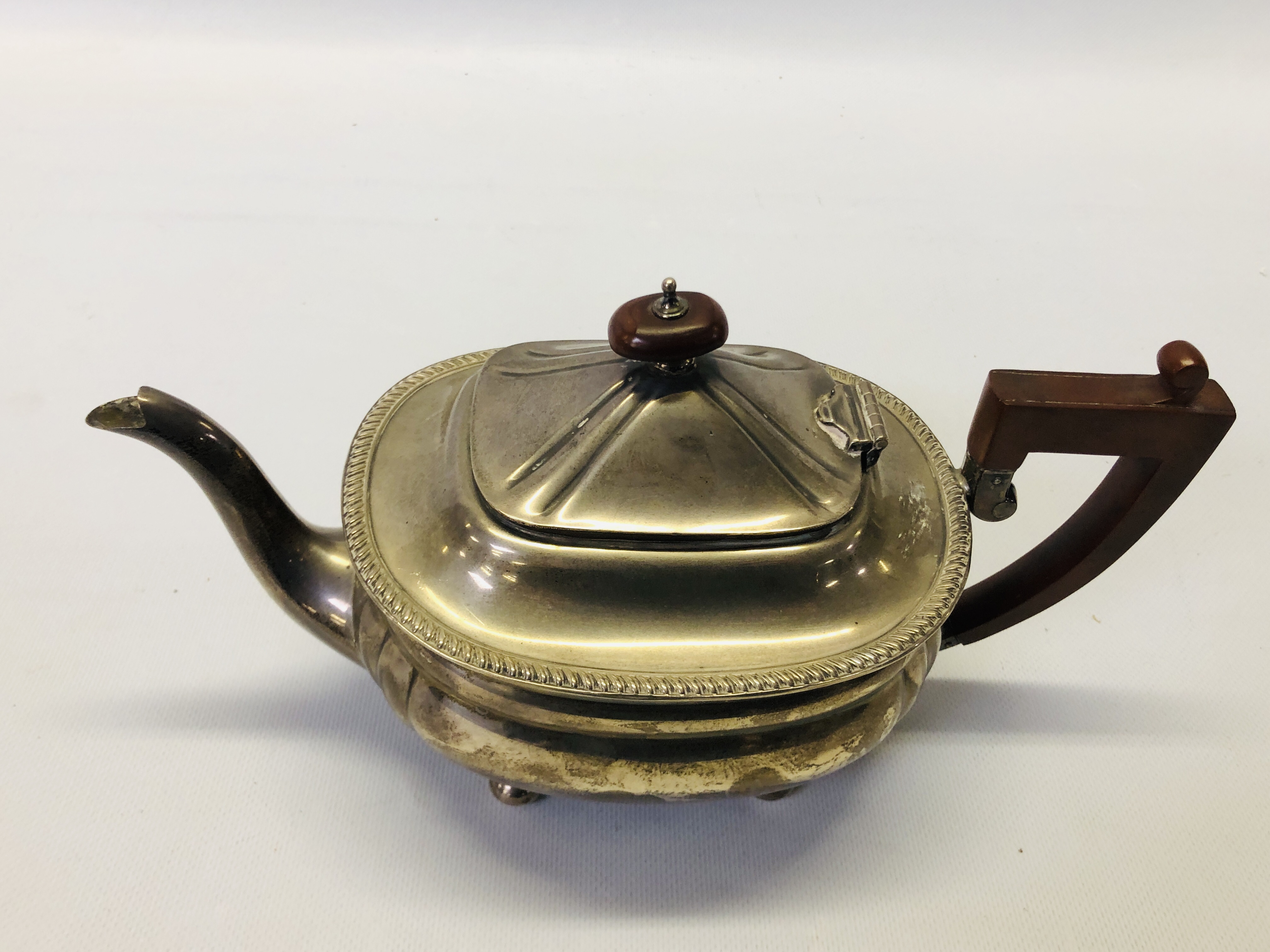 A SILVER TEAPOT, - Image 2 of 21