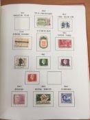 BOX GENERAL STAMP COLLECTIONS IN ELEVEN ALBUMS, GERMANY, AUSTRALIA, CANADA ETC.