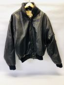 A DAKOTA LEATHER JACKET.