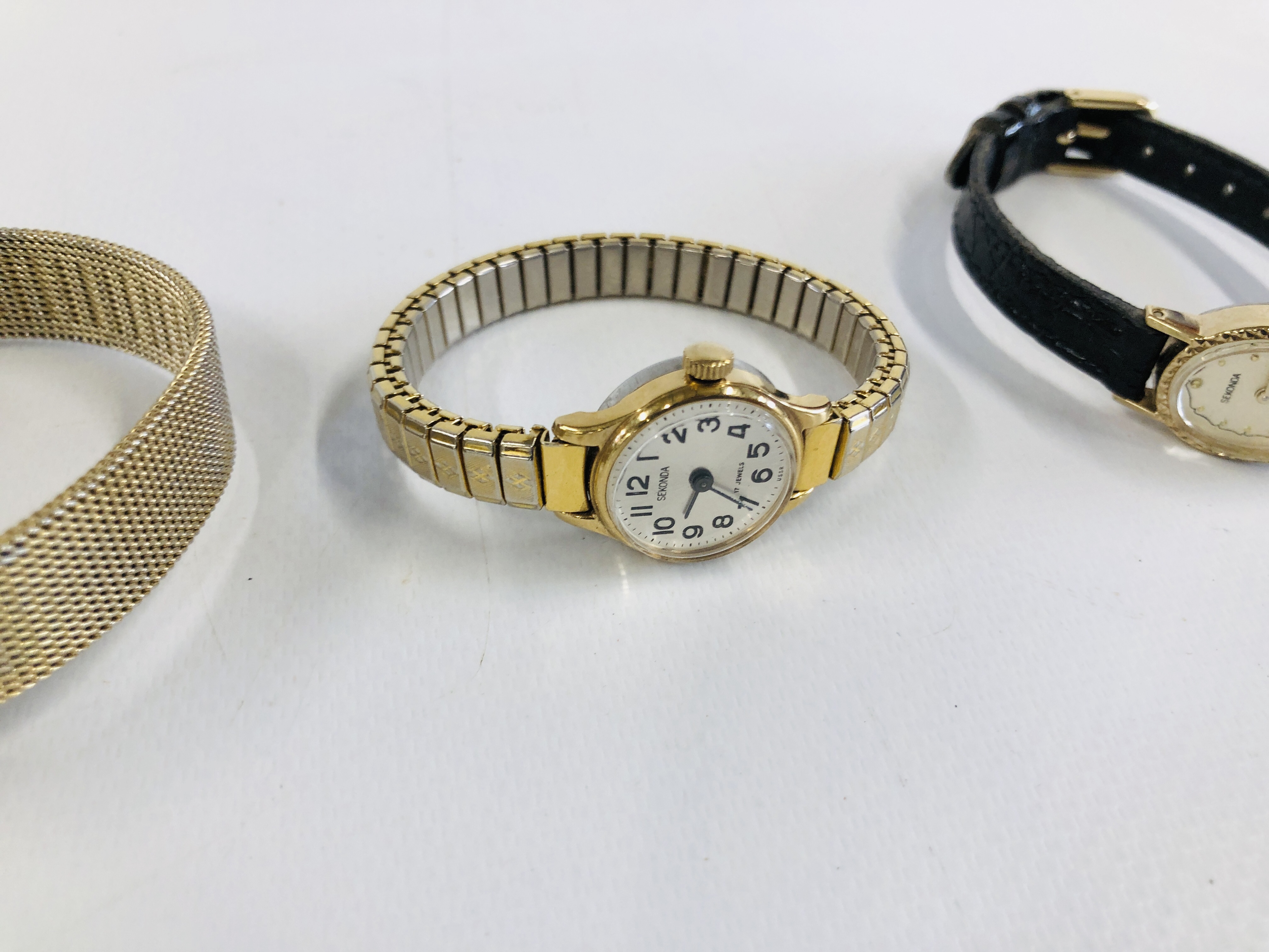 SELECTION OF 7 VINTAGE LADIES HAND WIND WRIST WATCHES TO INCLUDE SEKONDA, AVIA ETC. - Image 7 of 10