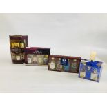 4 X WHISKY BOXED GIFT SETS TO INCLUDE WHISKYS OF THE WORLD,