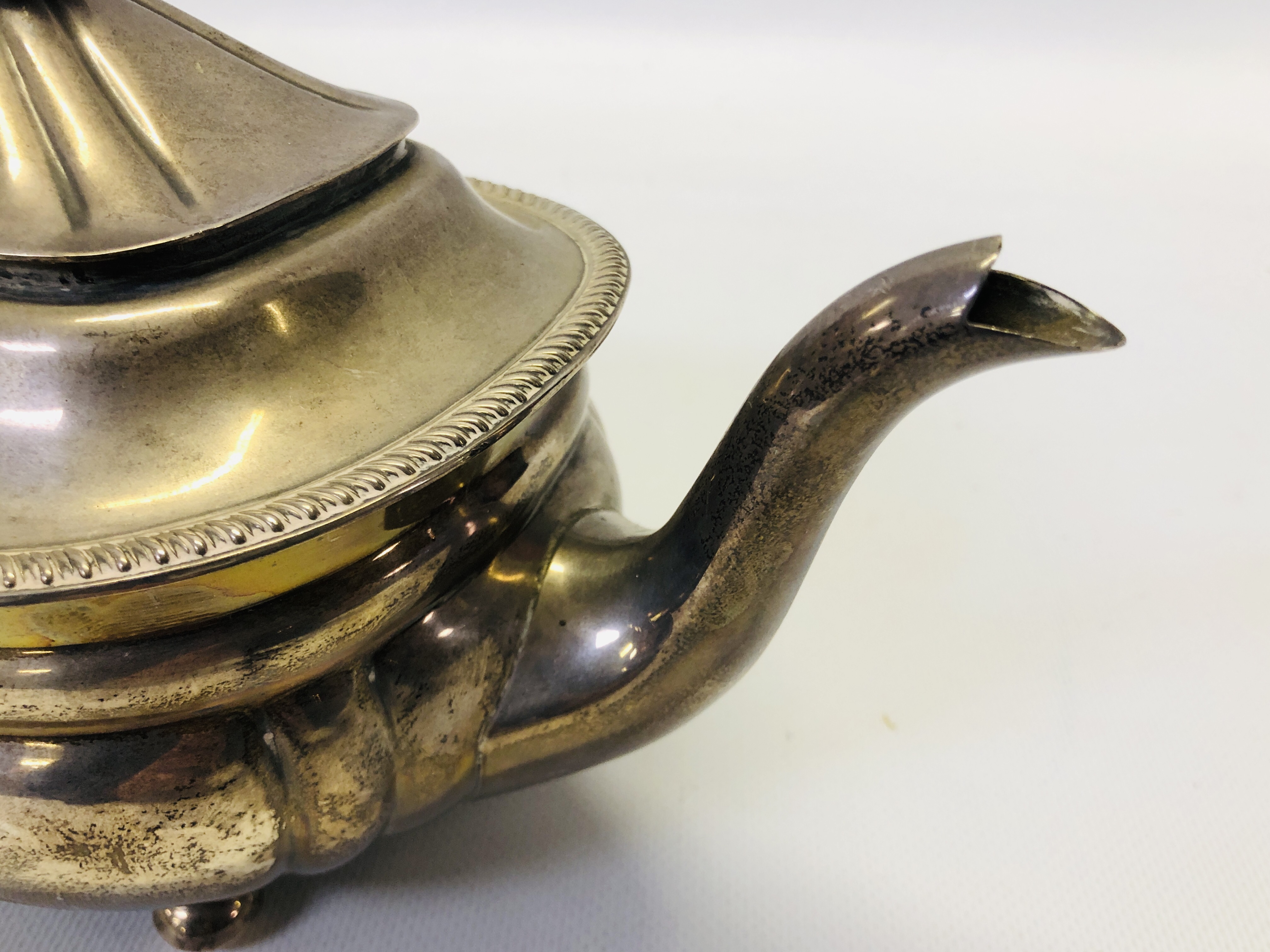 A SILVER TEAPOT, - Image 15 of 21