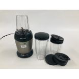 A SALTER NUTRI PRO 1000 WATT BLENDER WITH ACCESSORIES - SOLD AS SEEN.