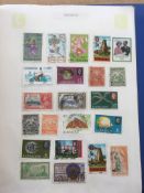 BOX WITH STAMP COLLECTIONS IN EIGHT ALBUMS AND LOOSE, GB WITH MINT COMMEMS TO 1983,