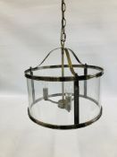 MODERN PENDANT LIGHT FITTING "LAURA ASHLEY" D 42CM.