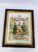 A SOLID OAK FRAMED "ANCIENT ORDER OF FORESTERS"