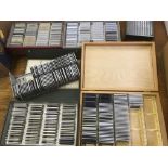 BOX WITH QUANTITY PHOTO SLIDES IN FIVE CONTAINERS, SUBJECTS INCLUDING NORFOLK BROADS,