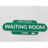 (R) WAITING ROOM SIGN
