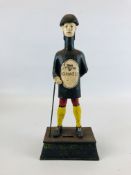 A REPRODUCTION CAST "GUINNESS" GOOD FOR HIM AND GOOD FOR YOU MONEY BOX H 35CM.