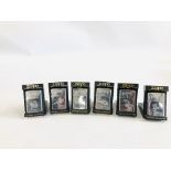 6 X CASED ZIPPO LIGHTERS "WILD WEST" COLLECTION INCLUDING PONY EXPRESS 1860, TRIAL BOSS 1860,