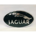 (R) LARGE ALUMINIUM JAGUAR PLAQUE