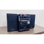 A PANASONIC 5 CD CHANGER HI-FI, MODEL SA-PM54 - SOLD AS SEEN.