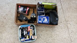 COLLECTION OF TOOLS, FITTINGS, DRY WALL SCREWS, BOXED WESCOL 230 SINGLE STAGE REGULATOR,