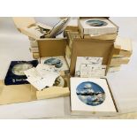 A LARGE COLLECTION OF APPROXIMATELY 31 COALPORT COLLECTORS PLATES WITH AIRCRAFT SCALES,