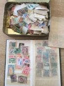 A COLLECTION OF STAMPS IN ALBUM, STOCKBOOK, IN ENVELOPES AND LOOSE, GB ETC.