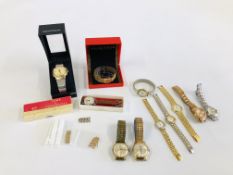 COLLECTION OF GENTS AND LADIES WRIST WATCHES TO INCLUDE MuDu ETC.