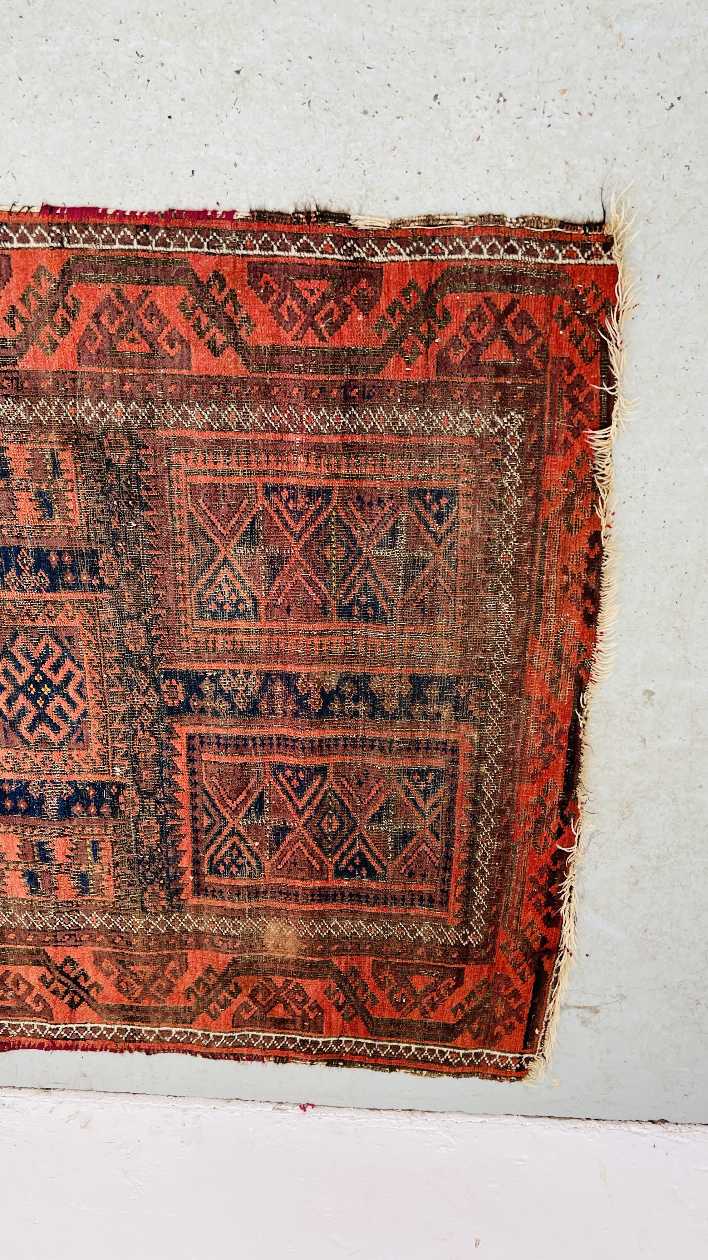 A TRADITIONAL AFGHAN RUG, - Image 2 of 6