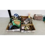 6 X BOXES OF ASSORTED SUNDRIES TO INCLUDE CERAMICS AND CHINA,