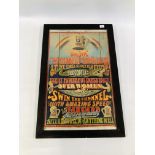 A FRAMED ADVERTISING POSTER MOUNTED ON CARD "WHITBREAD TANKARD"