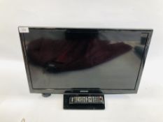 SAMSUNG 24 INCH TV MODEL YE24 H 400 3AW WITH REMOTE CONTROL - SOLD AS SEEN.