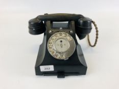 A VINTAGE GPO CALL EXCHANGE TELEPHONE 312F PLS7/3A