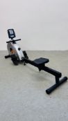 A YORK FITNESS ASPIRE ROWING MACHINE EXERCISER - SOLD AS SEEN.