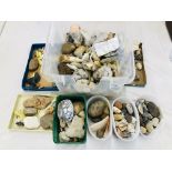 A LARGE COLLECTION OF ROCK AND FLINT FINDS.